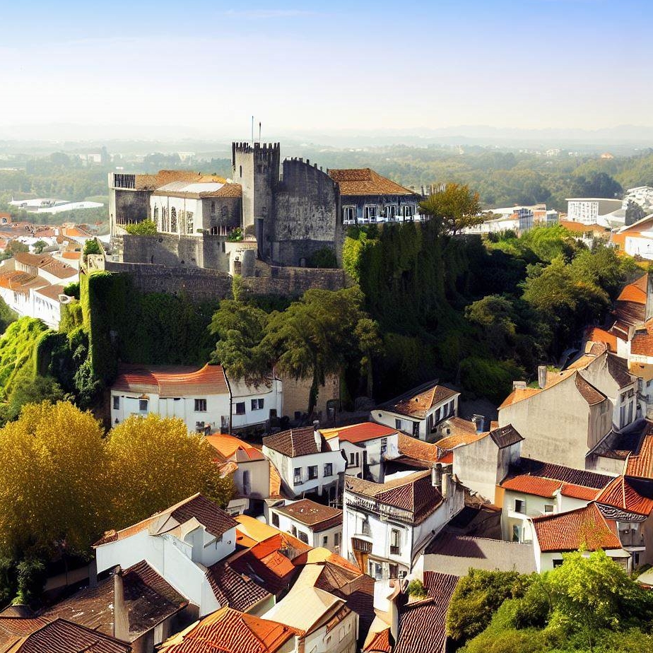 Leiria - Oczarowujące Miasto w Portugalii