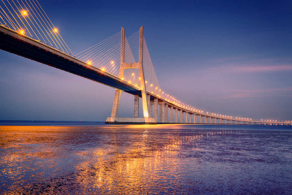 Słynny most w Lizbonie